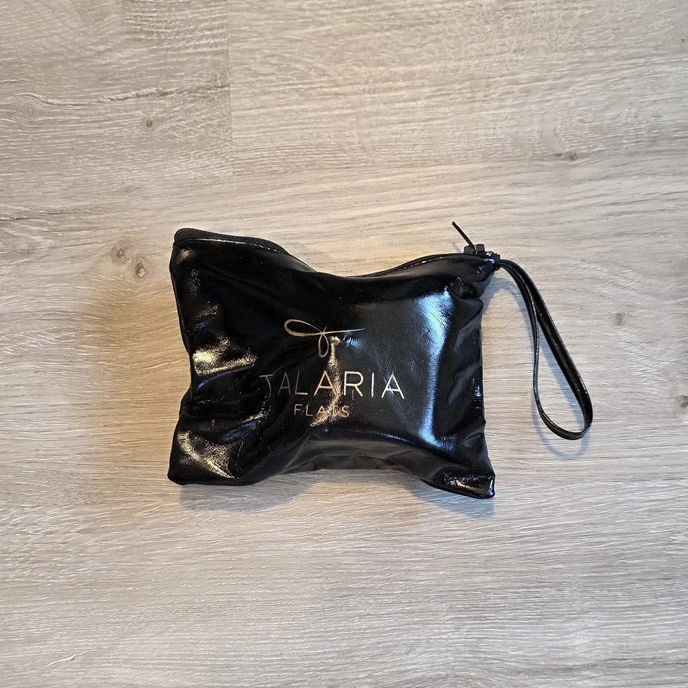 Talaria Foldable Premium Flats Black Size 6/7 Small